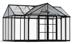 Kasvihuone Palram-Canopia Triomphe, 16.2m², musta
