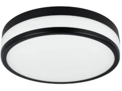 Kattovalaisin Eglo Palermo, Ø30cm, 3xLED 5.7W, IP44, musta/valkoinen