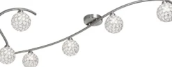 Kattovalaisin Globo Azalea 6x33W 230V IP20 matta nikkeli