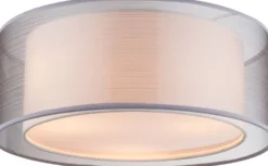 Kattovalaisin Globo Theo Ø40 cm harmaa/valkoinen