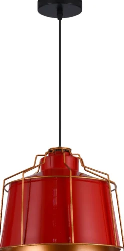 Kattovalaisin GTV by Harju Goa, Ø320mm, punainen/kulta