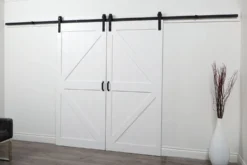 Kiskomekanismi ja pyörästö Mirror Line Ladon Ovi, kahdelle ovelle, hidastimilla
