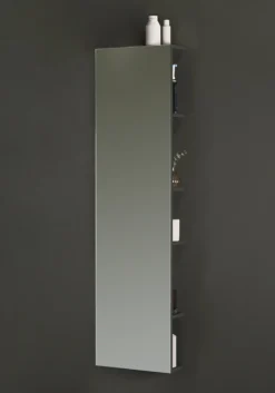 Kokovartalopeili säilytystilalla Hafa Store, 400 mm, antrasiitti