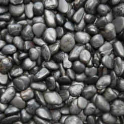 Koristekivi Benders 20-40 mm 15 kg säkki kiiltävä musta