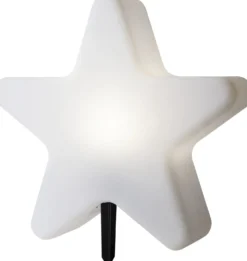 Koristevalaisin Star Trading Gardenlight Tähti, 55x15x48cm, valkoinen