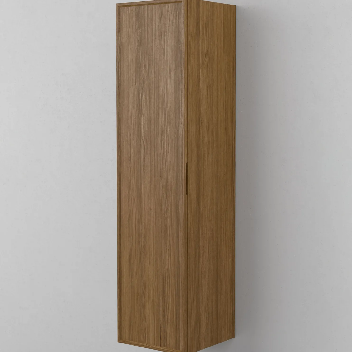 Korkea kaappi INR Air Wood 40, laatikko, Dark Oak, vasen