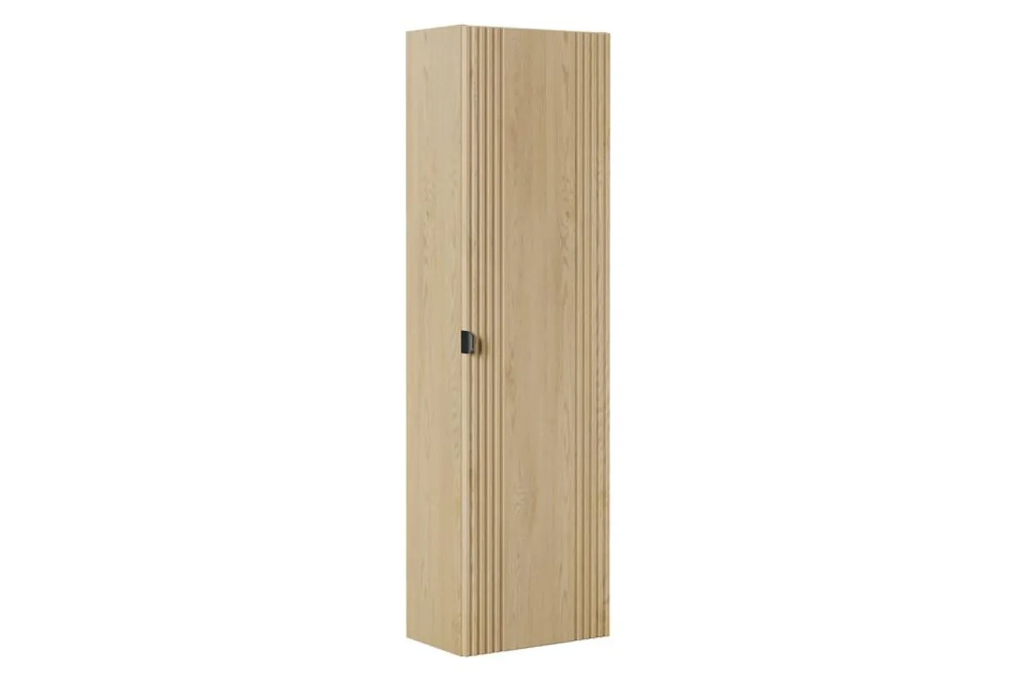 Korkea kaappi Interia Falun, 400x254x1400mm, 1-ovella, tammi