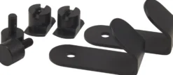Koukku Fibrotech akustiikkalevyyn, 50x25mm, 2kpl, teräs