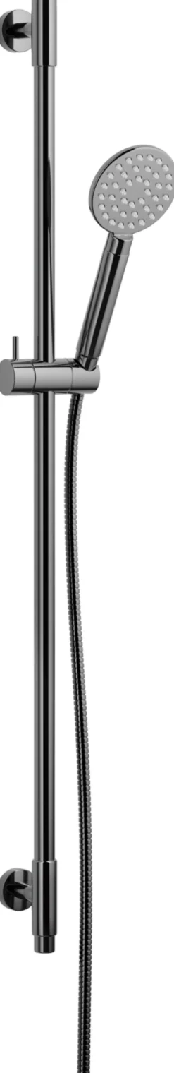 Käsisuihkusetti Tapwell ARM100 Black Chrome, säädettävät seinäkiinnikkeet, musta kromi