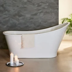 Kylpyamme Bathlife Dvala 1600x730 mm valkoinen