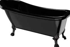 Kylpyamme Bathlife Ideal, 1530x760 mm, musta, eri tassuja