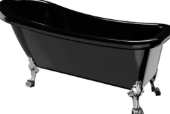 Kylpyamme Bathlife Ideal, 1530x760 mm, musta, eri tassuja
