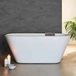Kylpyamme Bathlife Trivas, 1500x720mm, valkoinen