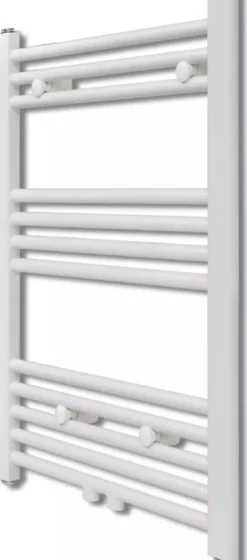 Kylpyhuoneen keskuslämmitys pyyheteline suora 500 x 764 mm