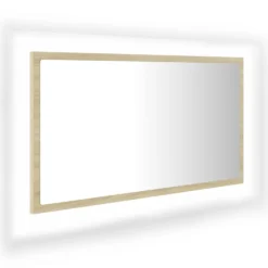 Kylpyhuoneen LED-peili akryyli, 80x8,5x37 cm, eri värejä (07801)