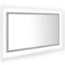 Kylpyhuoneen LED-peili akryyli, 80x8,5x37 cm, eri värejä (07801)