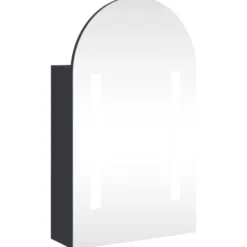 Kylpyhuoneen peilikaappi LED-valolla, kaari 42x13x70 cm, eri värejä (30829)