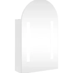 Kylpyhuoneen peilikaappi LED-valolla, kaari 42x13x70 cm, eri värejä (30829)