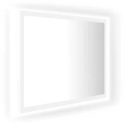Kylpyhuoneen peili LED-valoilla, koot 60x8,5x37 cm ja 60x8,5x38 cm, eri värejä (07779)