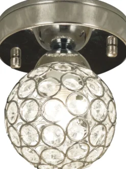 Kylpyhuonevalaisin Aneta Lighting Julietta ø 10 cm IP44 kromi/kirkas