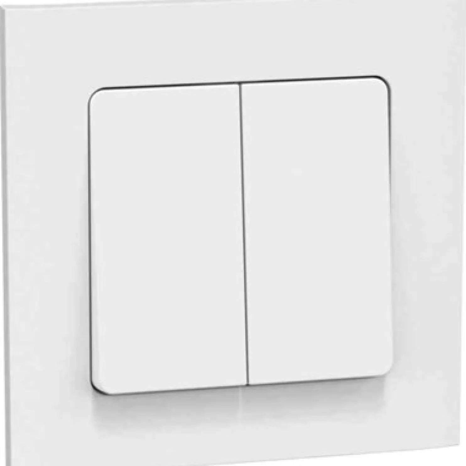 Kytkin Gelia Connect 2 Home 6+6 uppo-asennus 16A valkoinen