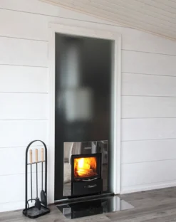 Lasiseinä Harvia Duo 9x21 satiini/valkoinen alumiinikarmi