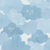 Lastenhuoneen tapetti Rebel Walls Happy Clouds Sky, pilvi, sininen
