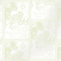 Lastenhuoneen tapetti Sandudd Muumi 5348-11, valkoinen/vihreä, non-woven