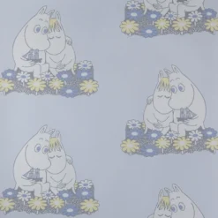 Lastenhuoneen tapetti Sandudd Muumi 4909-2, 0,53x11,2m, sininen, non-woven