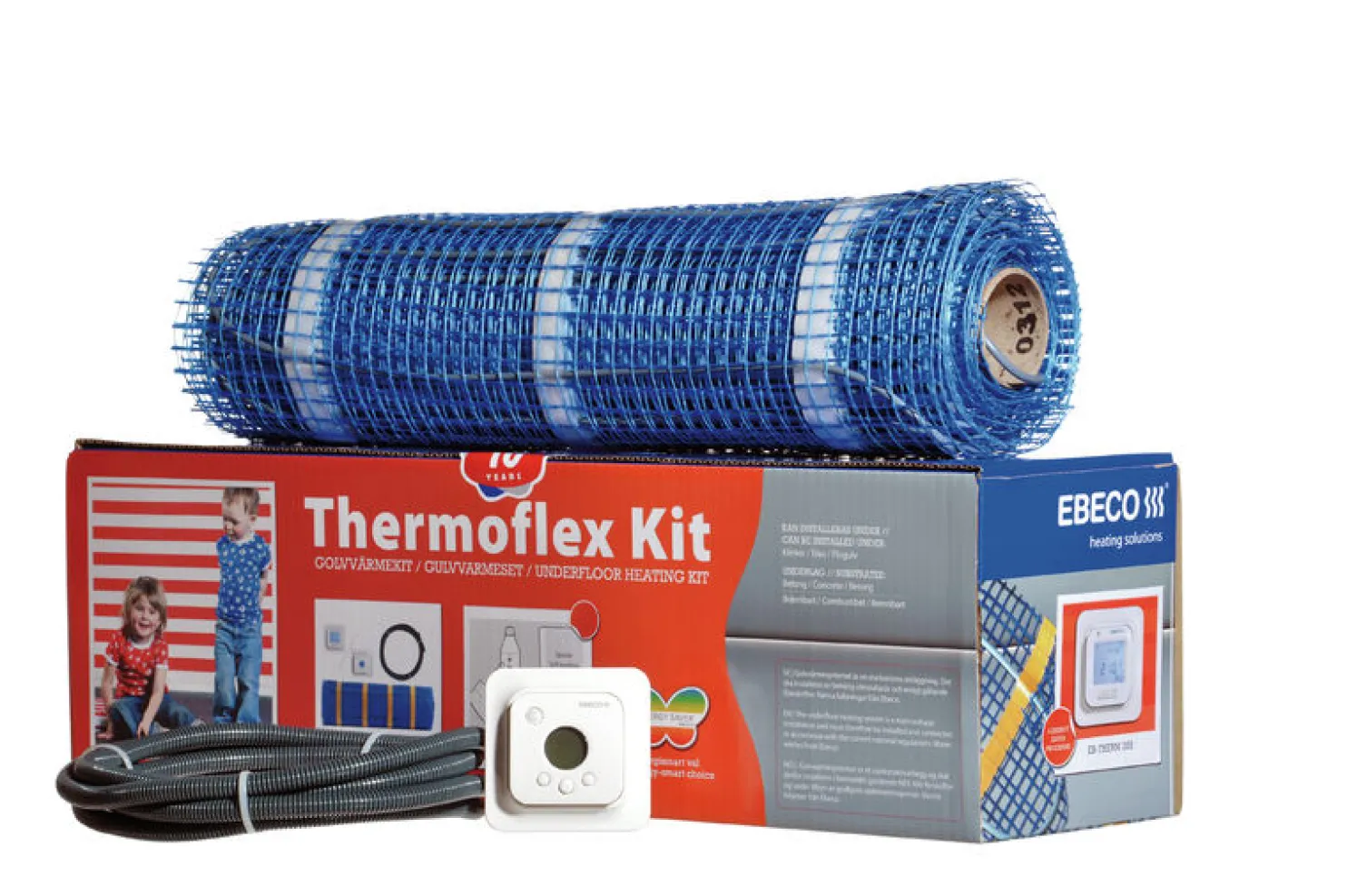 Lattialämmitysmatto Ebeco Thermoflex Kit 200, eri vaihtoehtoja