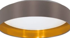 LED-Kattovalaisin Eglo Maserlo 2 Ø38cm cappuccino