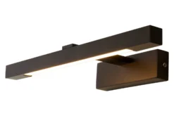 LED-peilivalaisin Aneta Lighting Lucca IP44 musta