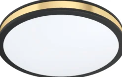 LED-plafondi Eglo Pescaito Ø380mm musta