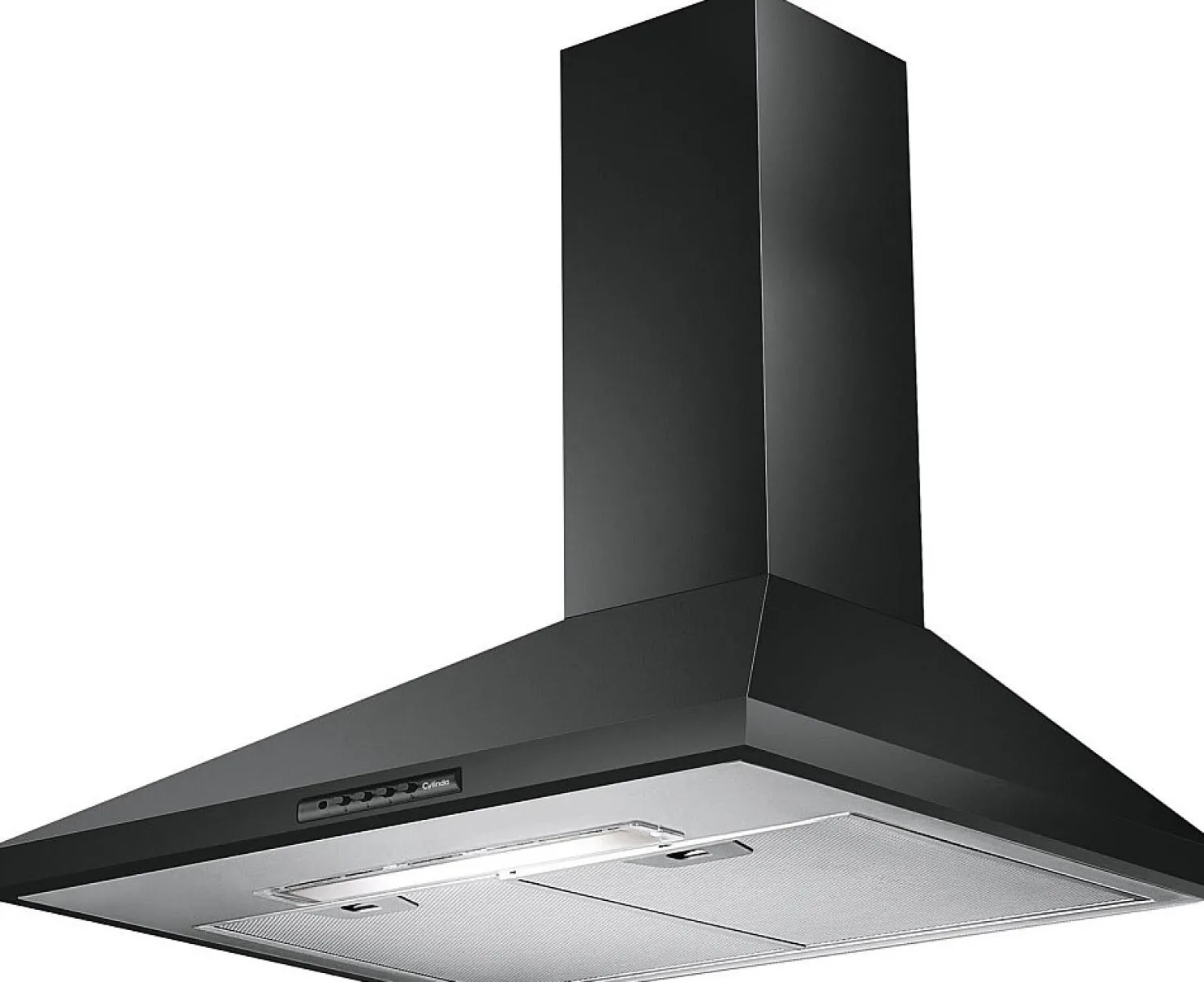 Liesituuletin seinään Cylinda SF160SVB, 60cm, musta, omalla moottorilla
