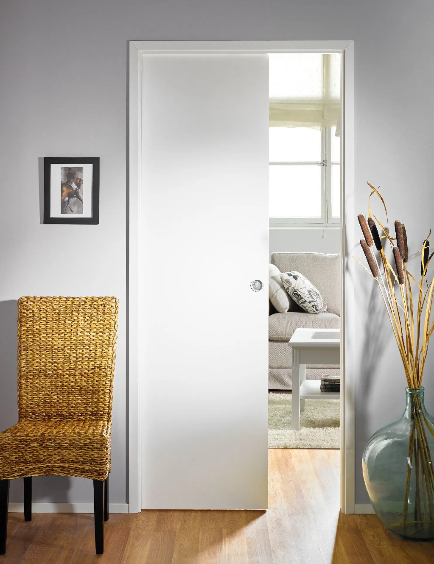 Liukuovi seinän sisään Stella Pocket Door M11 laakaovi 1125x2040mm
