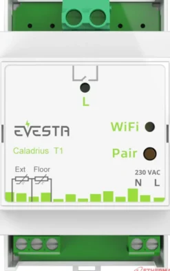 Älytermostaatti pörssisähköohjauksella Etherma Evesta Caladrius T1, wifiohjelmoitava, 1-vaihe 1x16A