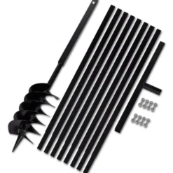 Maapora Kahvalla 150mm ja Jatkeella 9 m Teräs