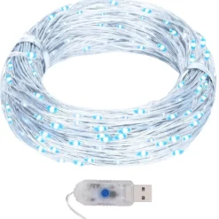Mikro LED-keijuvalonauha 40 m 400 LEDiä 8-toiminen eri värejä