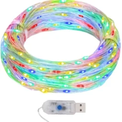 Mikro LED-keijuvalonauha 40 m 400 LEDiä 8-toiminen eri värejä