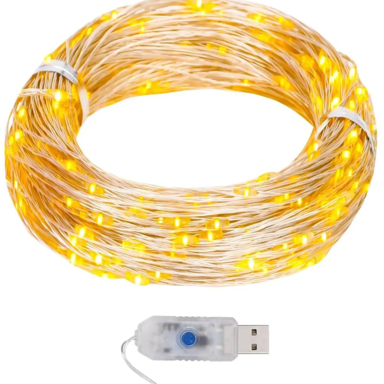 Mikro LED-keijuvalonauha 40 m 400 LEDiä 8-toiminen eri värejä