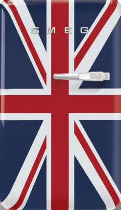Minijääkaappi Smeg Retro FAB5LDUJ5 Union Jack vasen, 40cm, 34 l, sininen