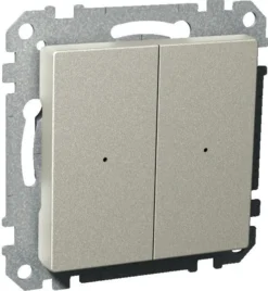 Painikevipu KNX 2 toiminto UK metalli Exxact