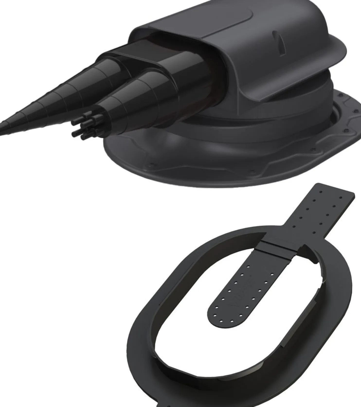Peltikaton läpivienti Vilpe Solar Classic Click, eri värejä