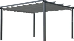 Pergola Landskap Skugga, musta, eri kokoja