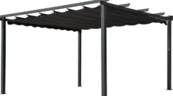 Pergola Landskap Skugga, musta, eri kokoja