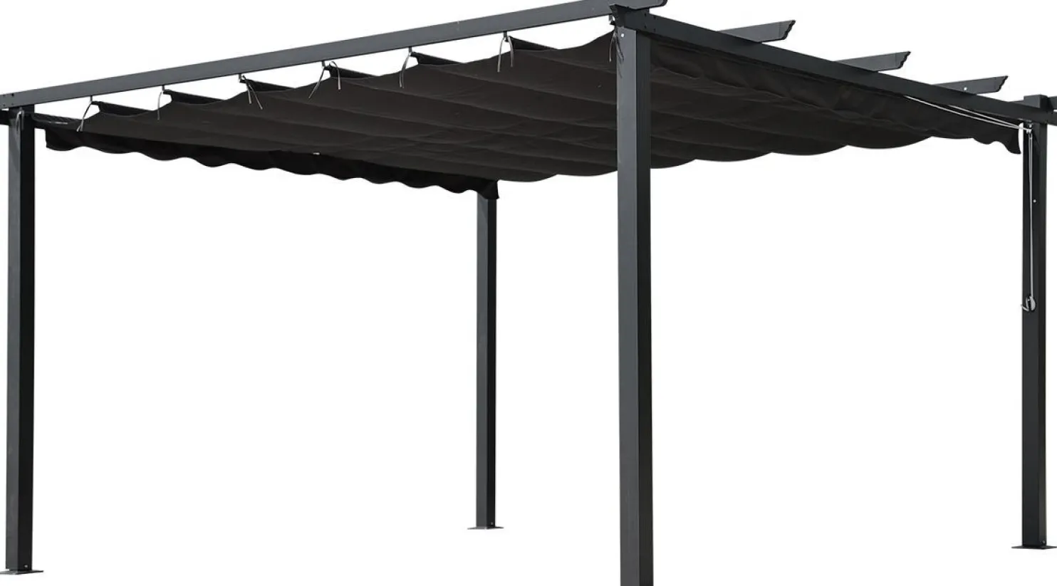 Pergola Landskap Skugga, musta, eri kokoja