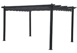 Pergola Landskap Skugga, musta, eri kokoja