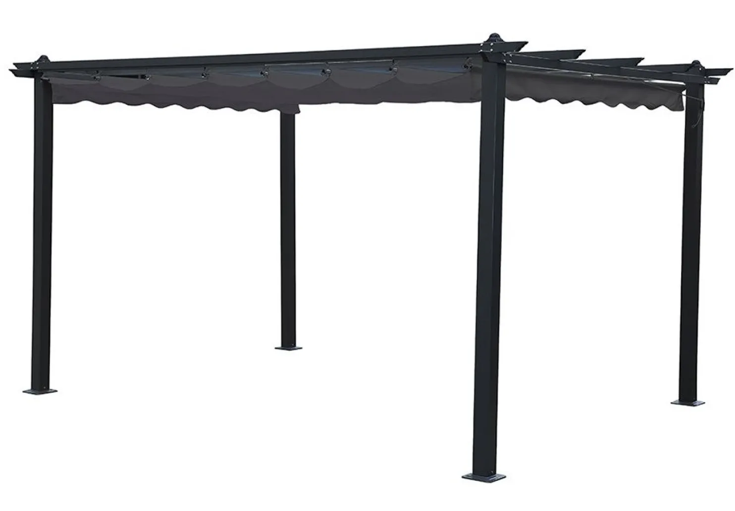 Pergola Landskap Skugga, musta, eri kokoja