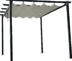 Pergola Mag-Pro Garden 3x4m kangaskatolla alumiini