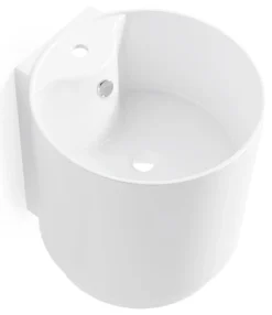 Pesuallas Bathco Hamburg, 400x420mm, valkoinen